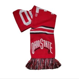 Old School Homage Ohio State Buckeyes Scarf